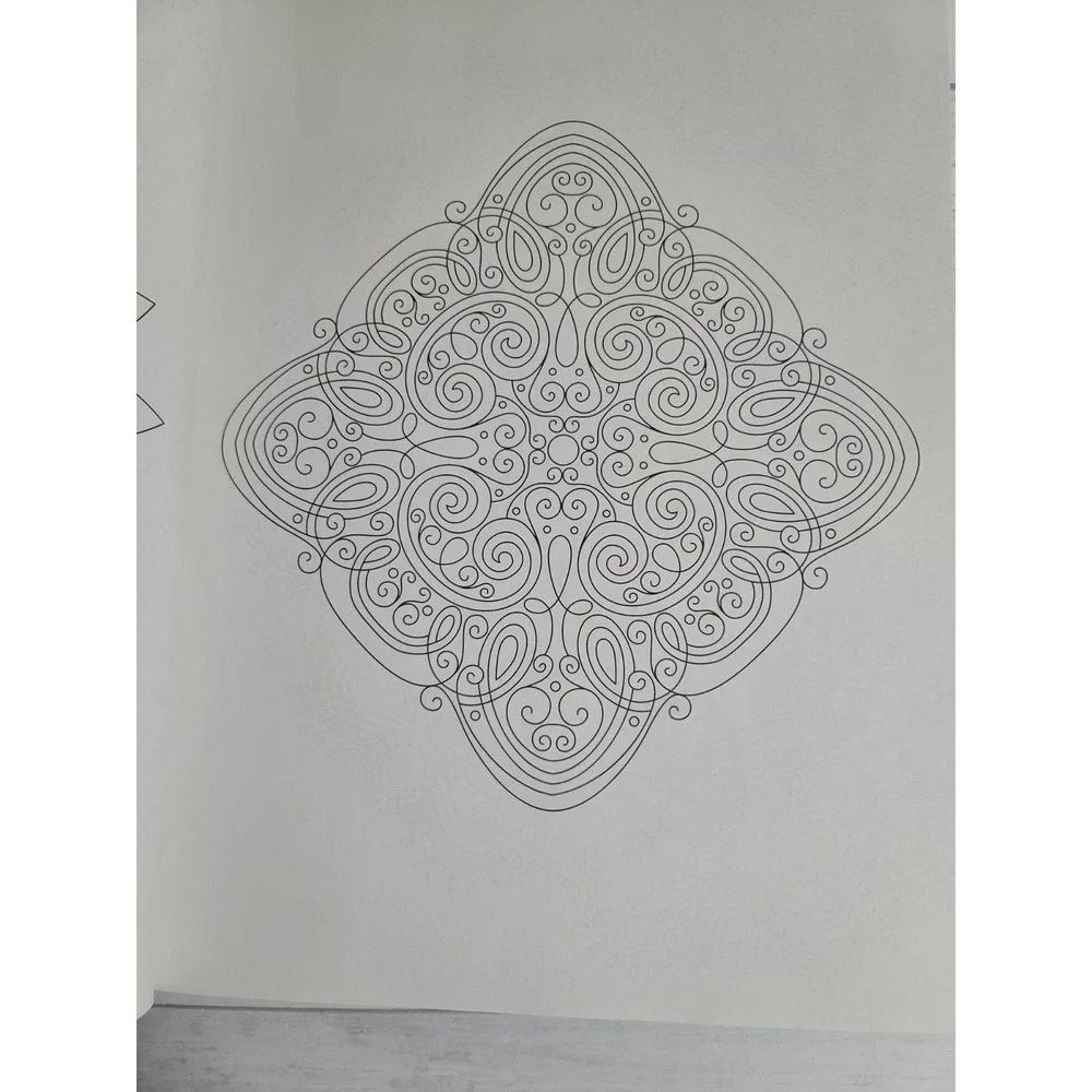 Mandalas For Mindfulness Book Creativity Crafty Imagination Calming‎ Relax Paint